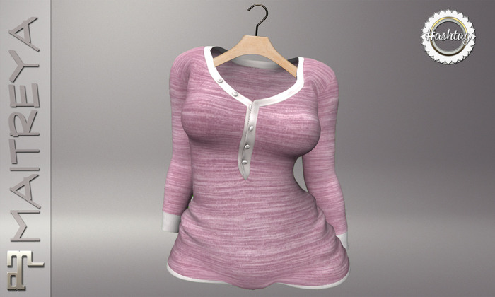 HashTag - Rugby Body Suit - Pink  (BOX) ADD ME