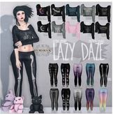 Storybook - Lazy Daze - Leggings - Cool Splat