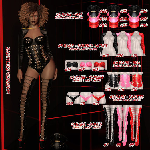 EQUAL - Maitresse #1 Boots FATPACK - RARE