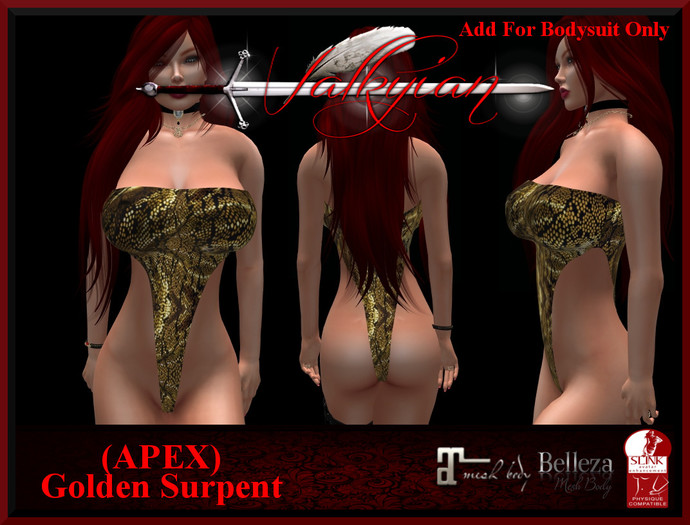 ~Valkyrian~ (Apex BodySuit)Golden Surpant (BOXED)