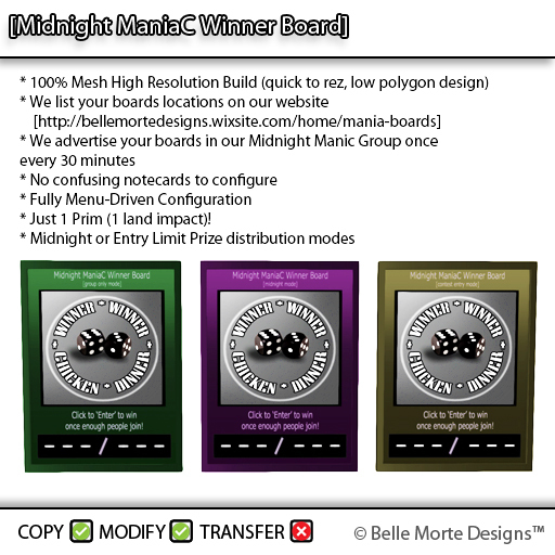 Midnight ManiaC Winner Board! [EASTER WEEK SALE] 90% OFF