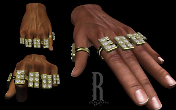 < ADD Unpack ME. >  [R Arts]  Gold Rings