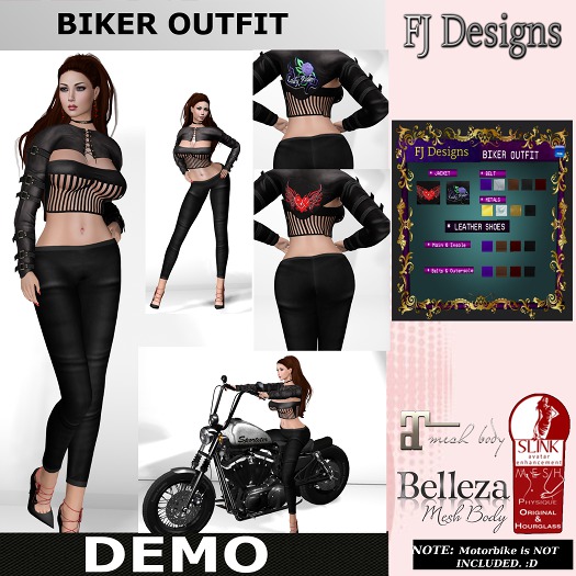 FJ Designs - BIKER OUTFIT - DEMO