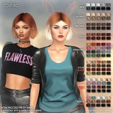 /Wasabi Pills/ Yoshiko Mesh Hair w/Bunny Ears - Reds