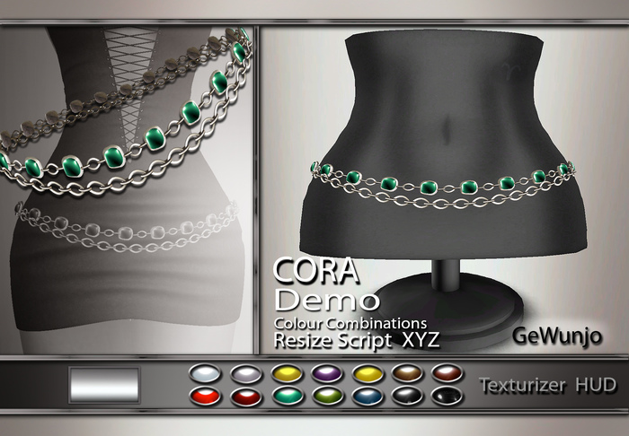GeWunjo : CORA silver belt DEMO
