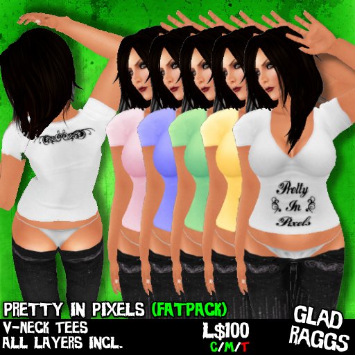 GLAD RAGGS - PRETTY IN PIXELS FATPACK (BOXED)