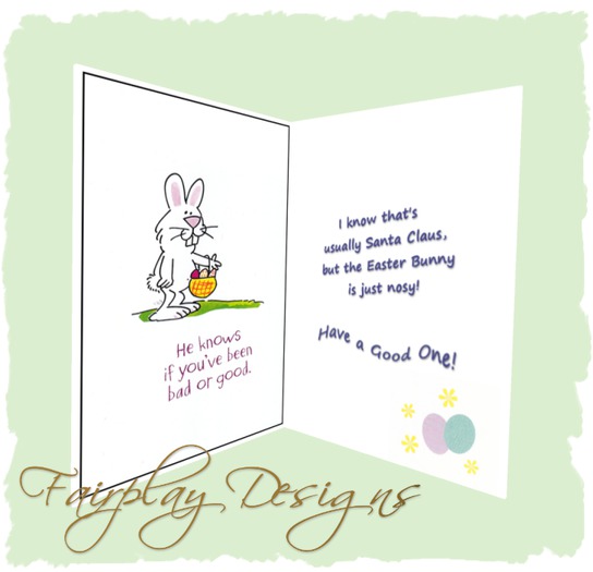 ~FDA~ Bad or Good Easter Card~