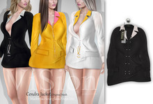 {ViSion} //Cendra Jacket - Black - Maitreya, Belleza Freya - Isis, Slink Hourglass