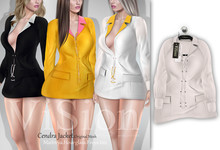 {ViSion} //Cendra Jacket - White - Maitreya, Belleza Freya - Isis, Slink Hourglass