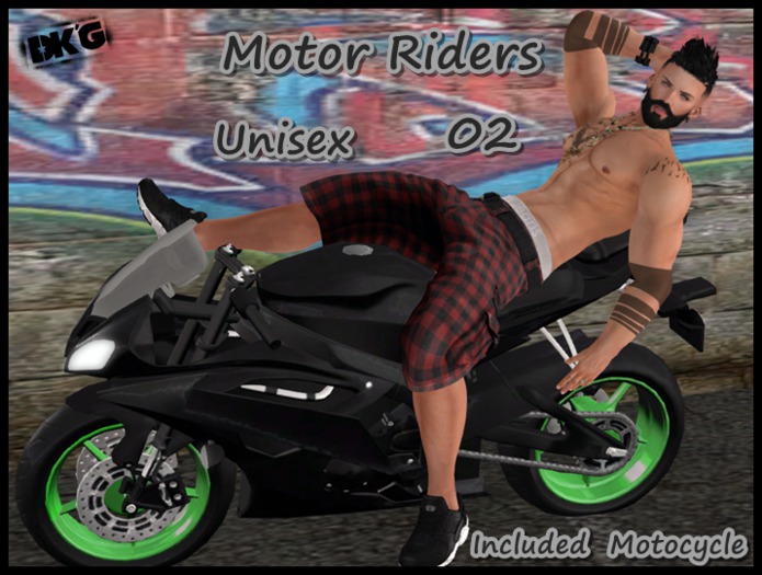 DK'G Animated Pose Motor Riders 02