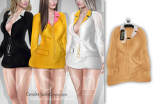 {ViSion} //Cendra Jacket - Gold - Maitreya, Belleza Freya - Isis, Slink Hourglass