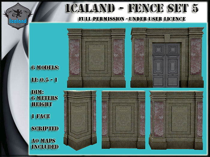 Icaland - Fence 5 Set