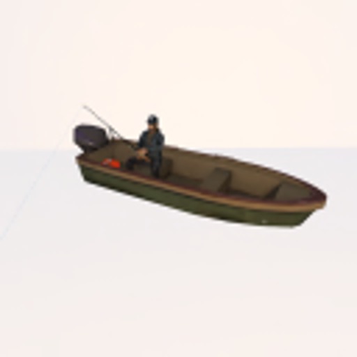 Nate fishing from Boat  _ Mesh (Boxed)