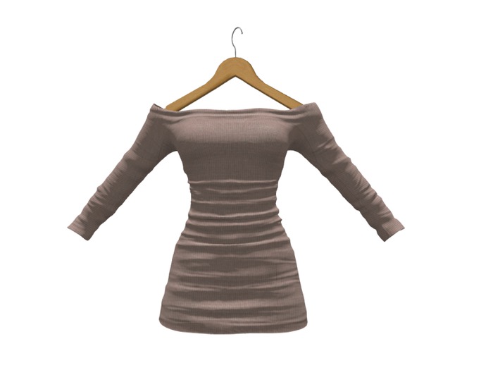 Shoulder Ruched Dress MAITREYA#6