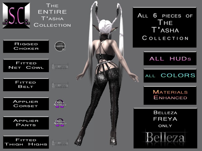 .:S.C:. T'asha Collection - Fat Pack - Belleza Freya