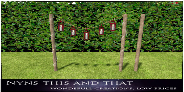 Nyns Latern lamps red  ( add me)