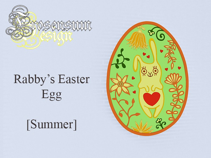 Frosensum ~ Easter Collection - Rabby's Easter Egg [Summer]