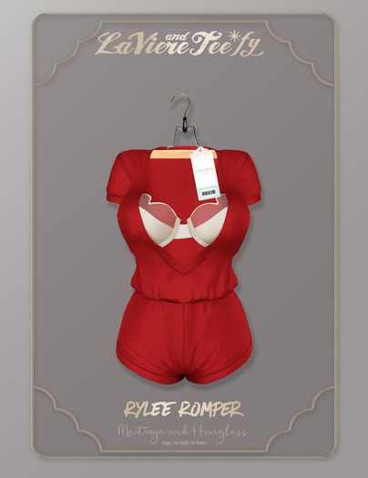 Tee*fy Rlyee Romper - Scarlet