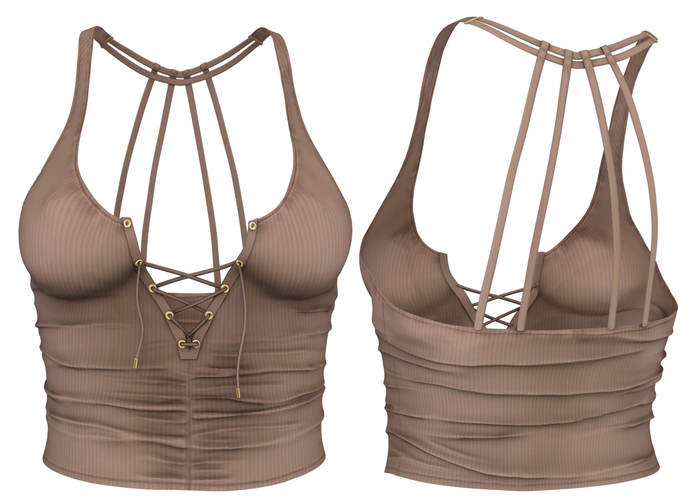 adorsy - Amelia Top Brown - Maitreya