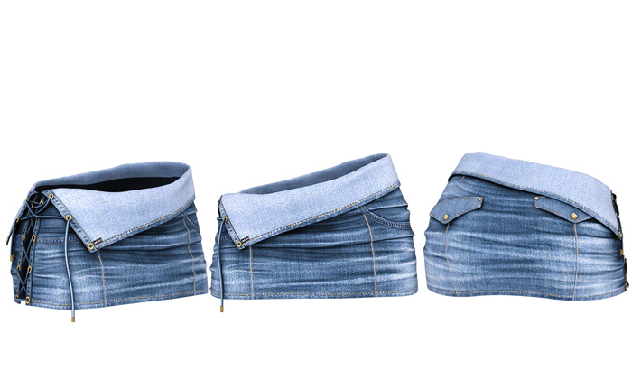 adorsy - Amelia Jean Skirt Blue - Maitreya