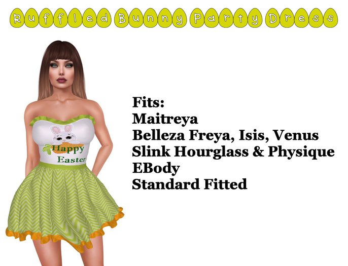 Nixxi Fashions - Ruffled Bunny Party Dress