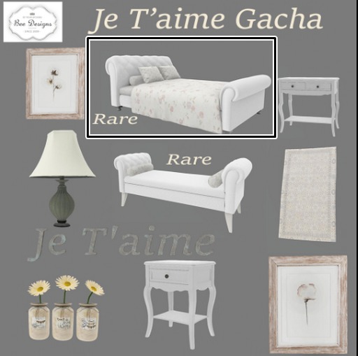 Bee Designs Je T aime Gacha Bed RARE