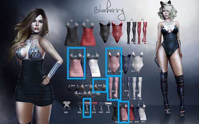 Blueberry Energy Pink Set (Pixie)