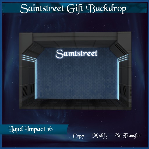 Saintstreet Gift Backdrop (Wear me)