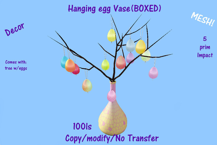 Hanging egg Vase(BOXED)
