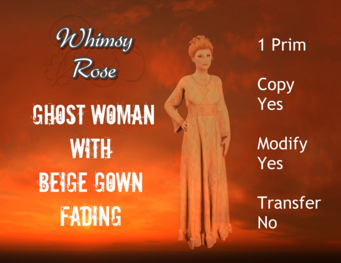 [WR] Ghost Woman with Beige Gown Fading (C/M)