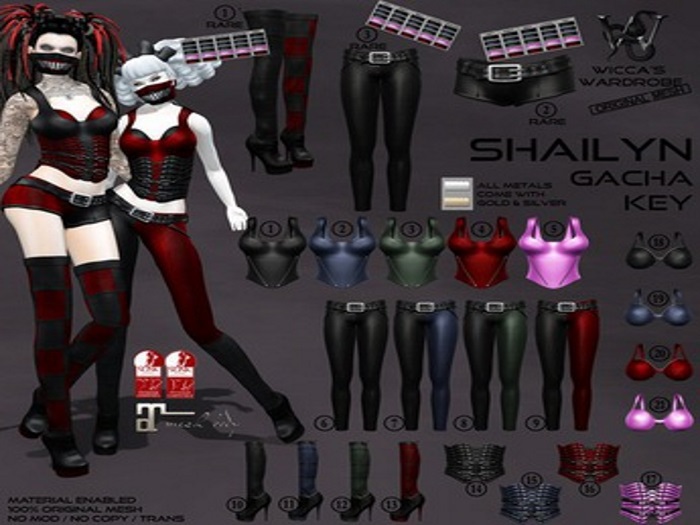 #3 Wicca's Wardrobe - Shailyn Pants RARE (Maitreya) [GACHA]