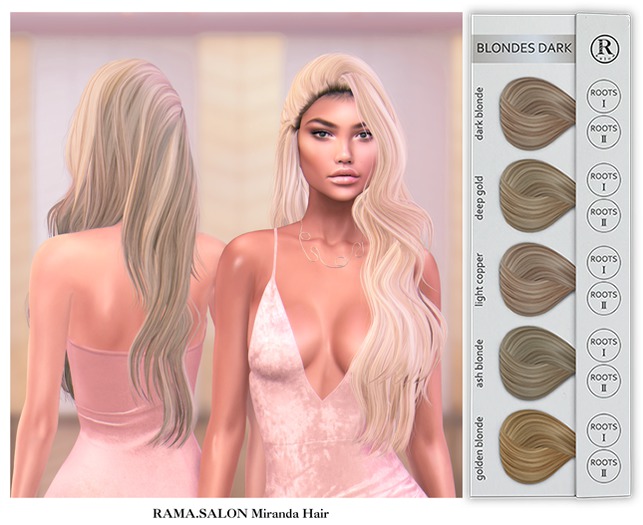 RAMA.SALON - Miranda Hair 'BLONDES DARK'
