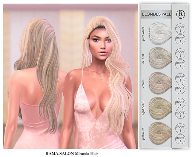 RAMA.SALON - Miranda Hair 'BLONDES PALE'