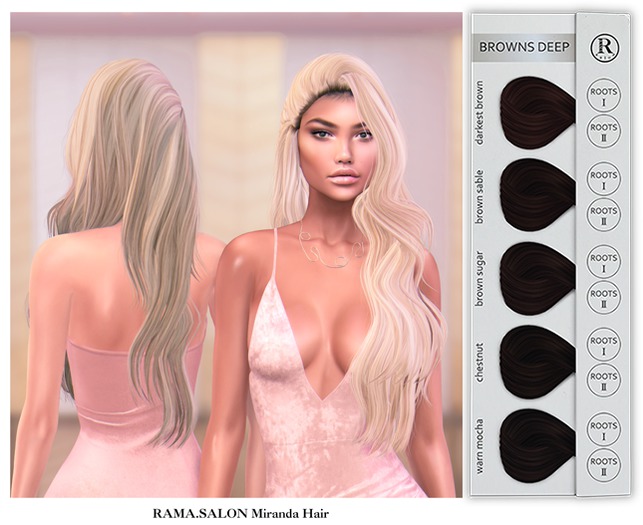 RAMA.SALON - Miranda Hair 'BROWNS DEEP'