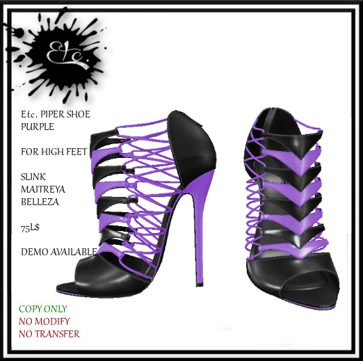 Etc. PIPER SHOE - PURPLE