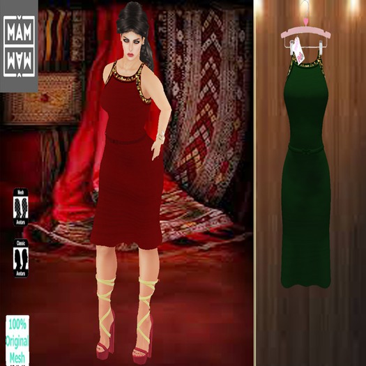**MD**Sandy Dress(green)