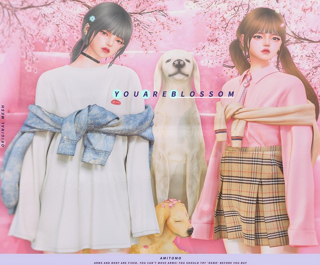 AMITOMO - You Are Blossom GACHA Set#1 w/Rare Hair#1 *Size-S*