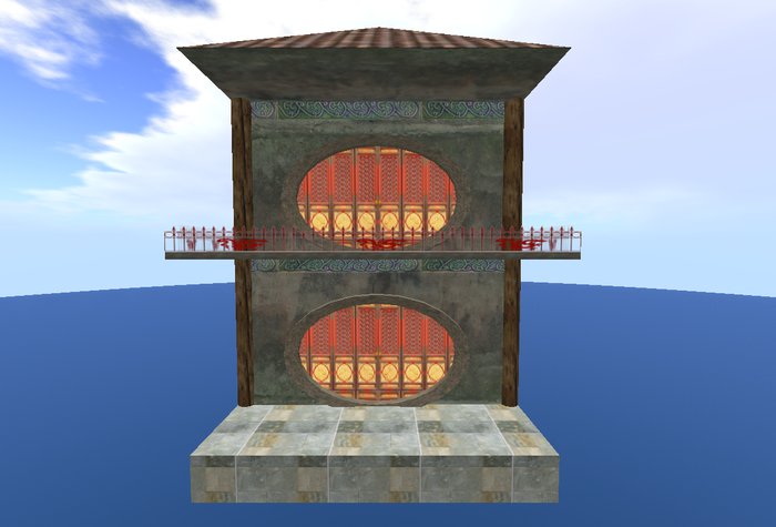 Chinese Asian 2-story home 15x30 37 prim v5cbb