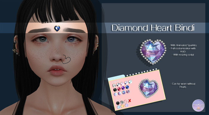 K{<3}P - Diamond Heart Bindi [FATPACK]