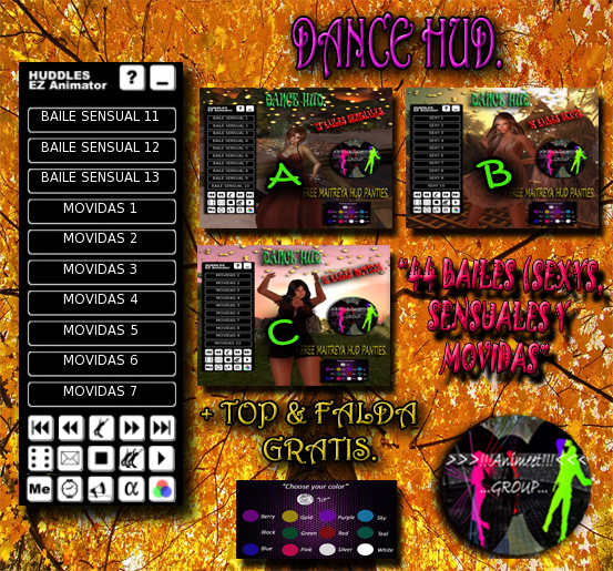 HUD DE BAILES A/B/C - >>>!!!ANIMEET GROUP!!!<<<