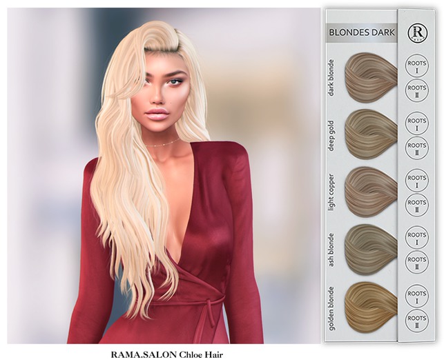 RAMA.SALON - Chloe Hair 'BLONDES DARK'