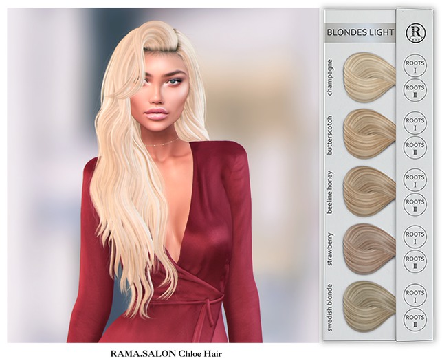 RAMA.SALON - Chloe Hair 'BLONDES LIGHT'