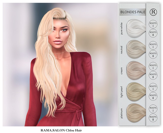 RAMA.SALON - Chloe Hair 'BLONDES PALE'