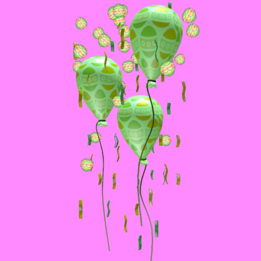 Bounce & Turn Green Easter Balloons w/Emitter, 4Li, ,Boxed