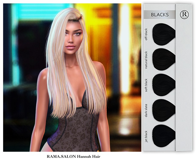 RAMA.SALON - Hannah Hair 'BLACKS'