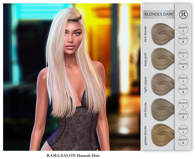 RAMA.SALON - Hannah Hair 'BLONDES DARK'