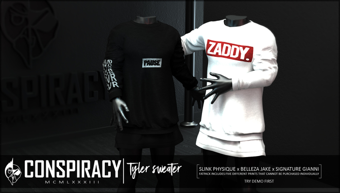 CONSPIRACY// TYLER Sweater FATPACK [wear me]