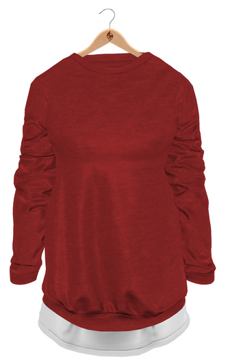 CONSPIRACY// TYLER Sweater RED [wear me]