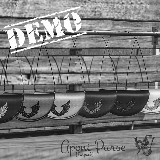 Wicca's Wardrobe - Aponi Purse DEMO [BOXED]