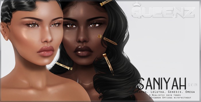 .Q. Saniyah -Butta- Skin [Catwa,LeLutka,Genesis,Omega]